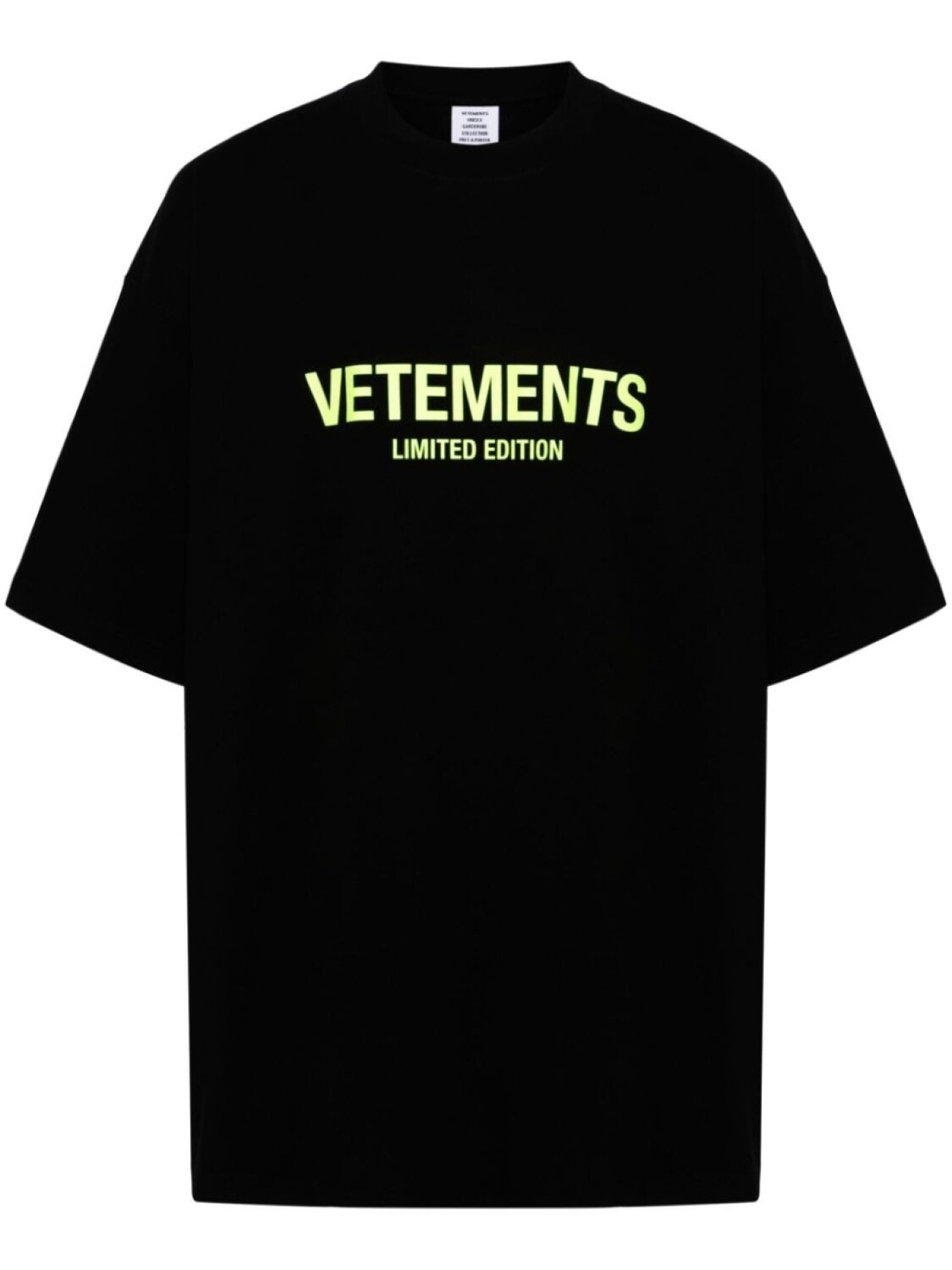 

VETEMENTS футболка с логотипом, черный