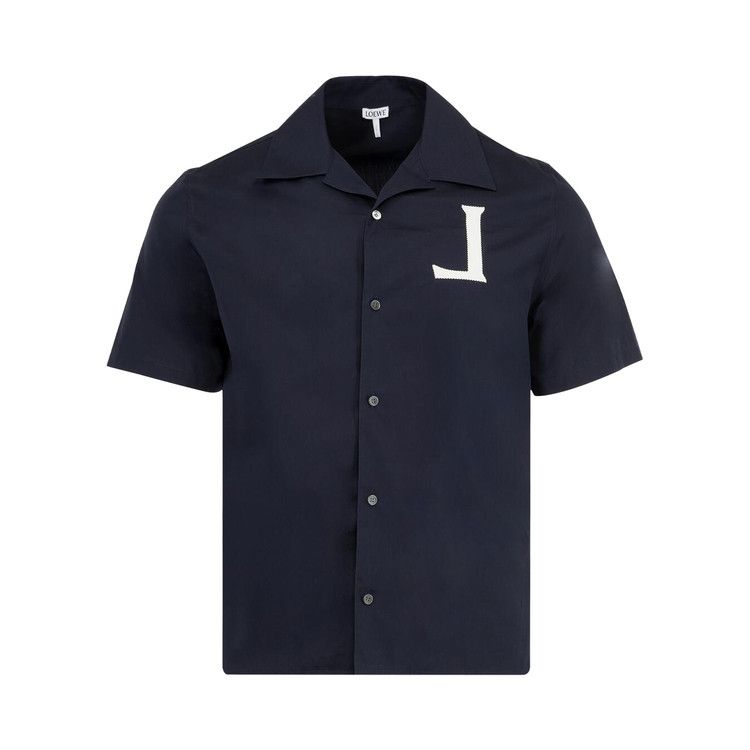 

Рубашка Loewe Short-Sleeve Shirt, Dark Navy