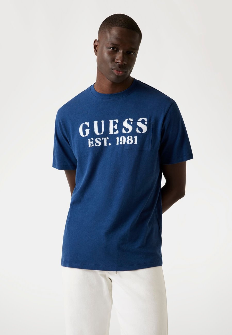 

Футболка Guess LOGO, Blau/Blue, Синий, Футболка Guess LOGO, Blau/Blue