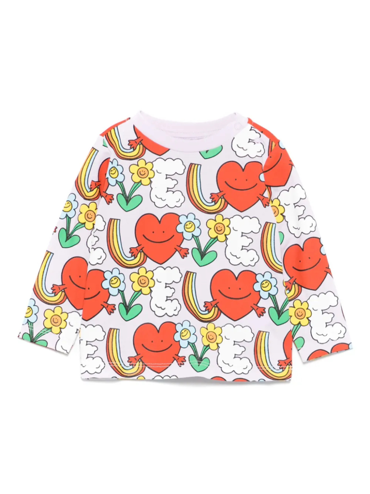 

Толстовка с графическим принтом Stella McCartney Kids, фиолетовый