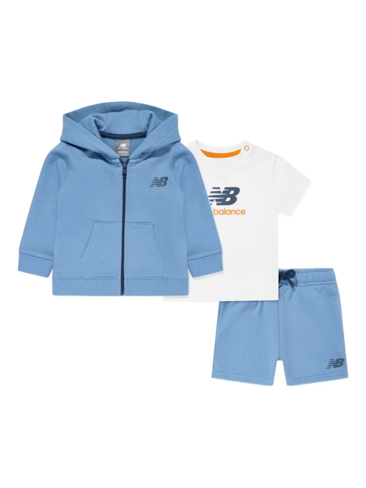 

Комплект спортивного костюма с логотипом New Balance Kids, синий