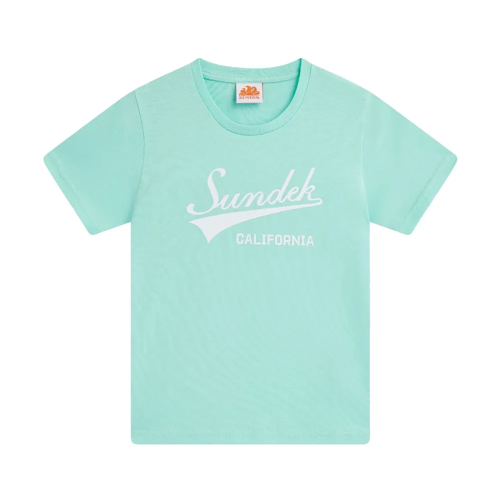 

Футболка Sundek Baseball-style print, зеленый