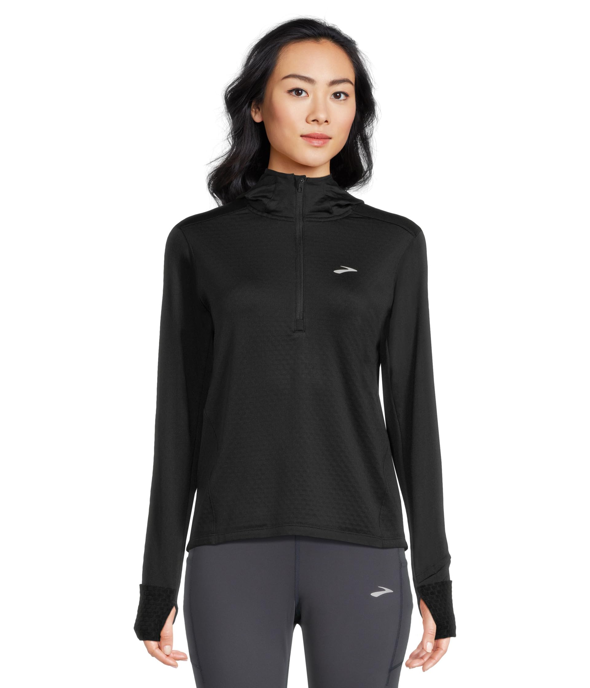 

Худи Brooks Notch Thermal Hoodie 3.0, черный