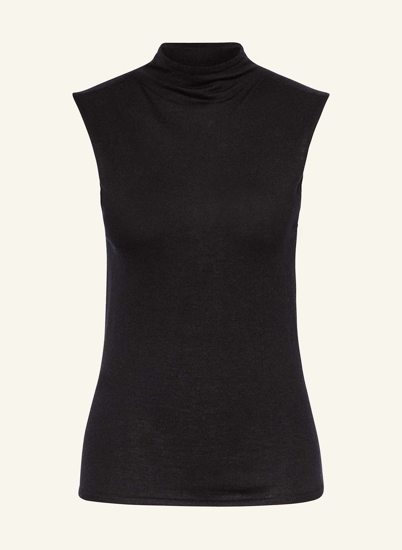 

Кашемировый трикотажный топ Elle Almada Label, черный