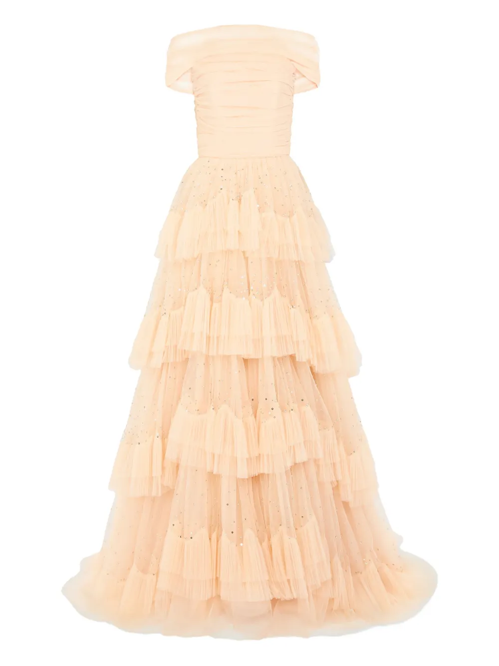 

Платье макси Queenie Jenny Packham, нейтральный