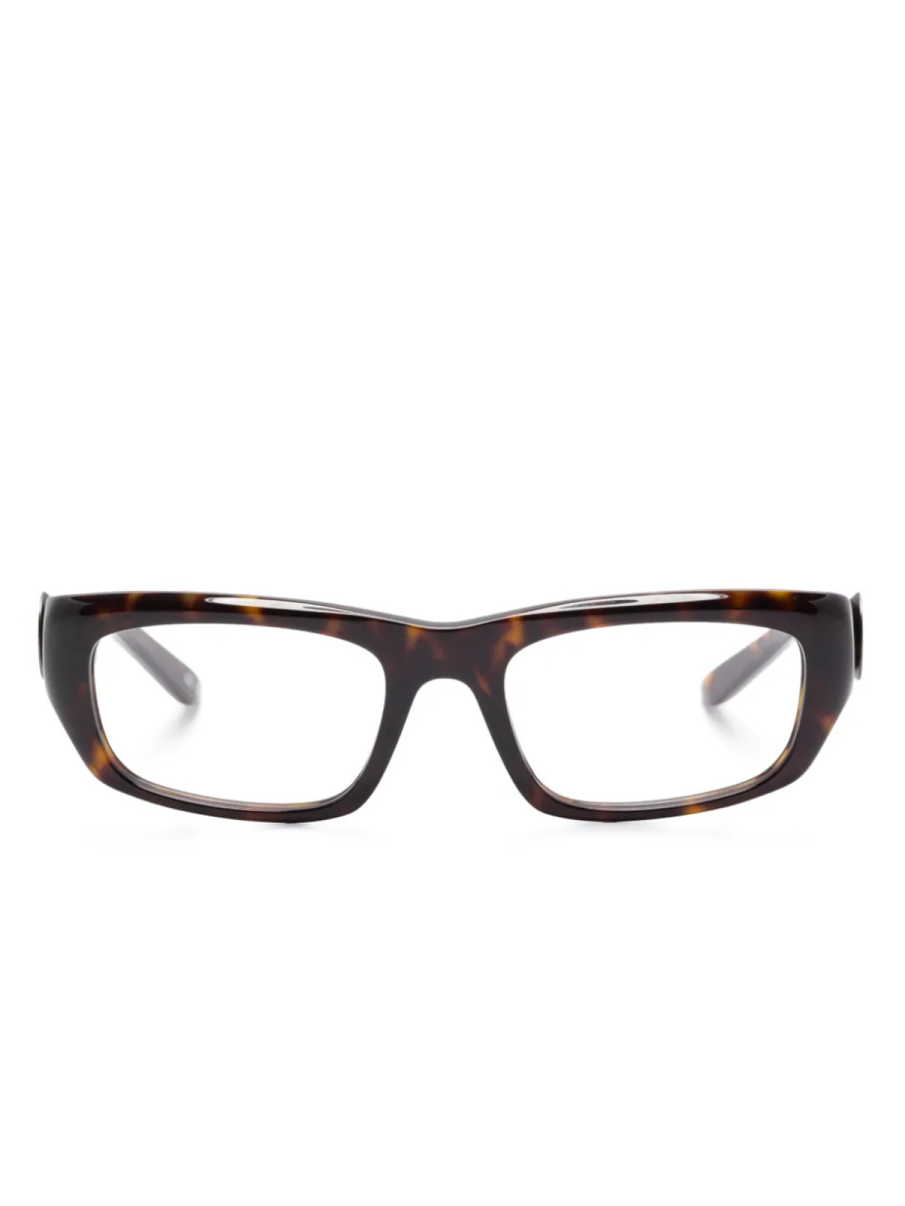 

Очки в прямоугольной оправе Balenciaga Eyewear, коричневый