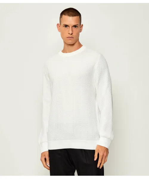 

Свитер Симо Regular fit Hugo, белый