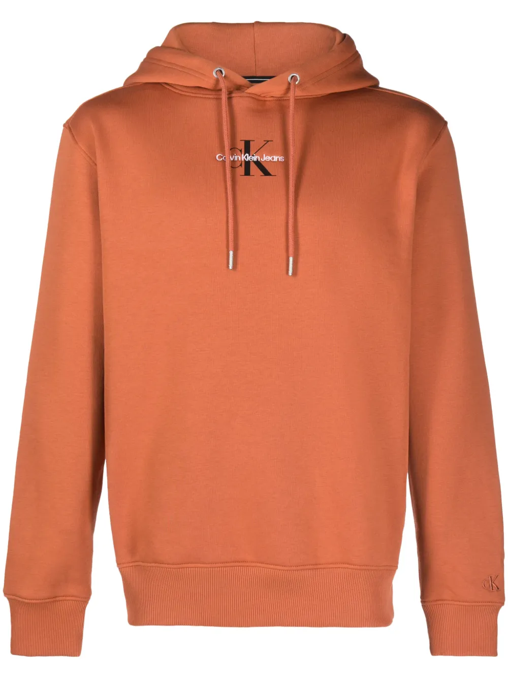 

Худи Monologo с логотипом Calvin Klein Jeans, оранжевый