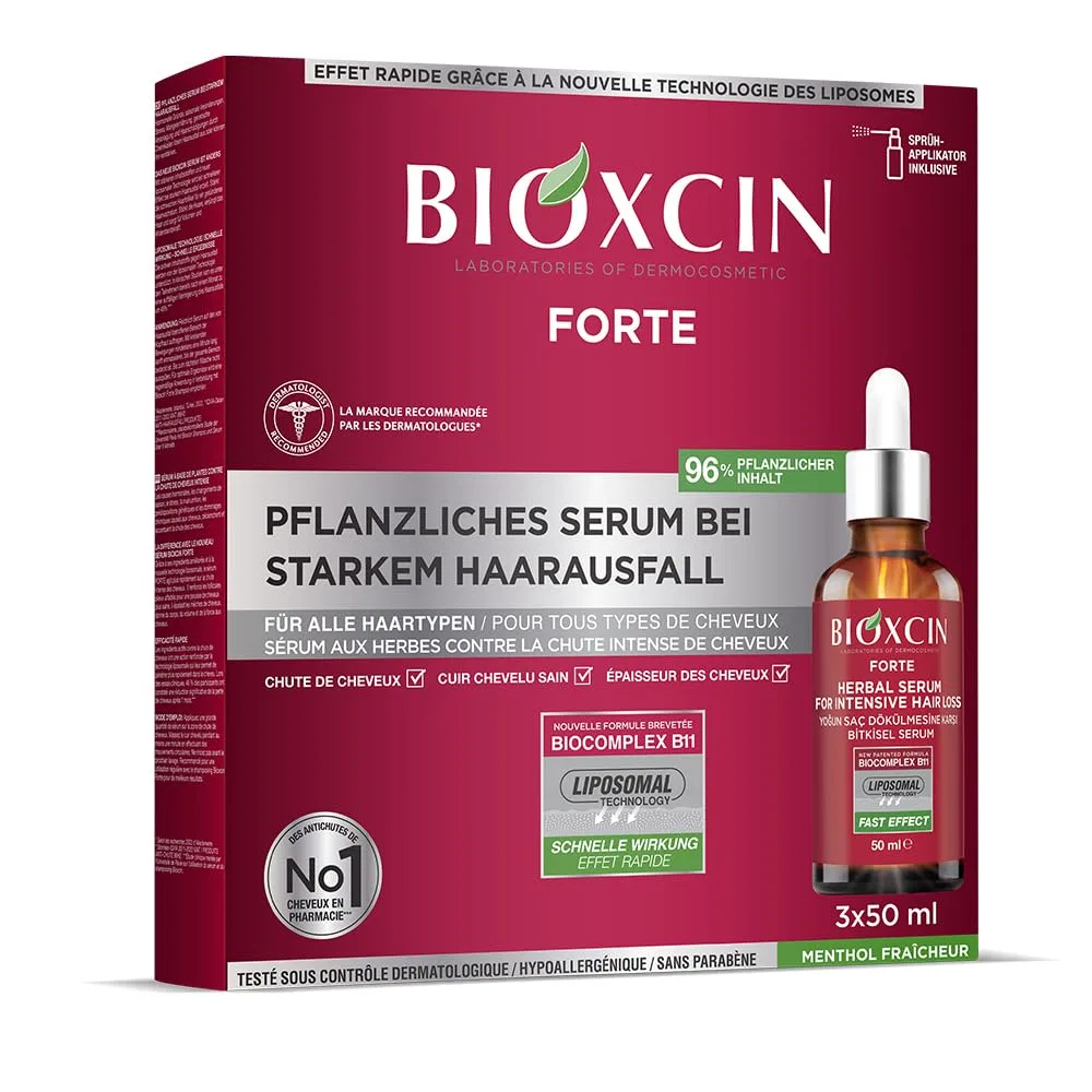 Набор для интенсивного ухода против выпадения волос Bioxcin Forte Bioxsine — фото 3