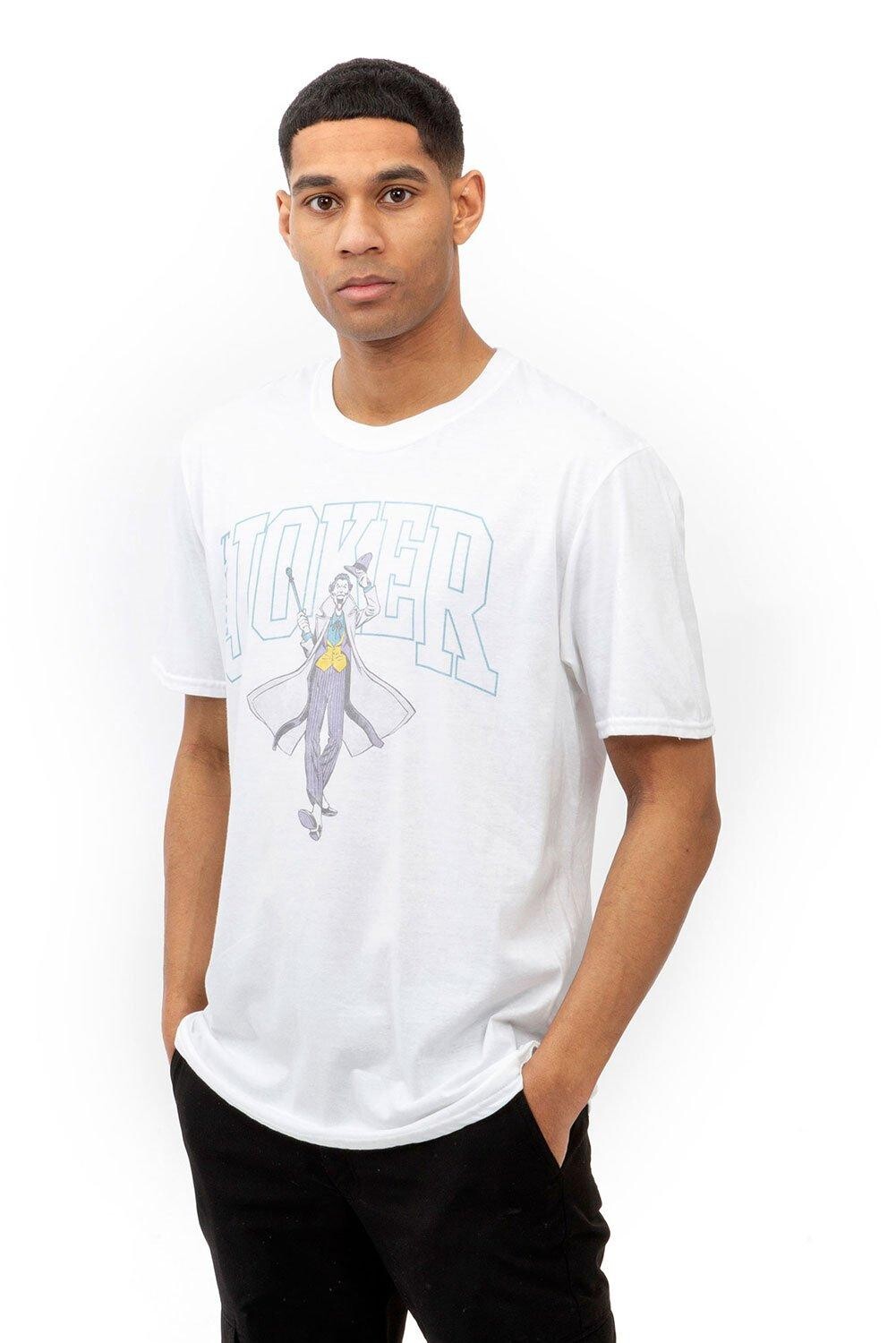 

Хлопковая футболка Joker Varsity DC Comics, белый