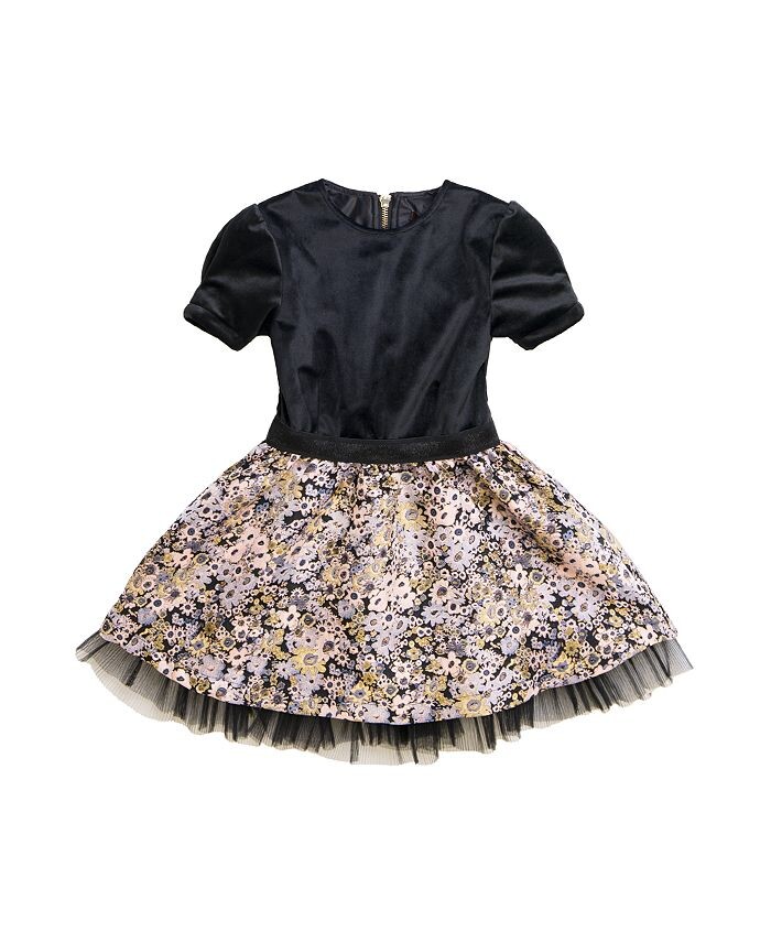 

Платье little girls norma fw23 бархат, жаккардовое IMOGA Collection, мультиколор