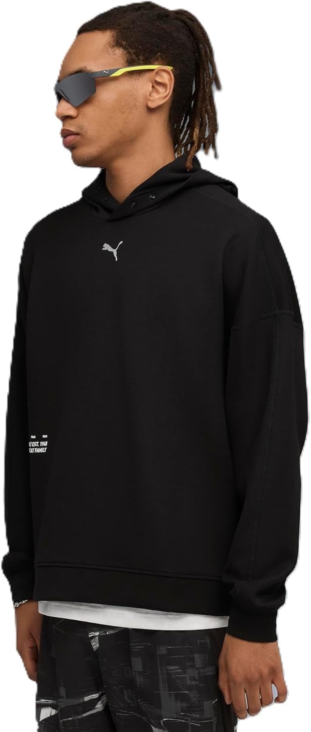 

Худи PUMA U Run Club 528257, мужская быстросохнущая толстовка для бега и тренировок, черный