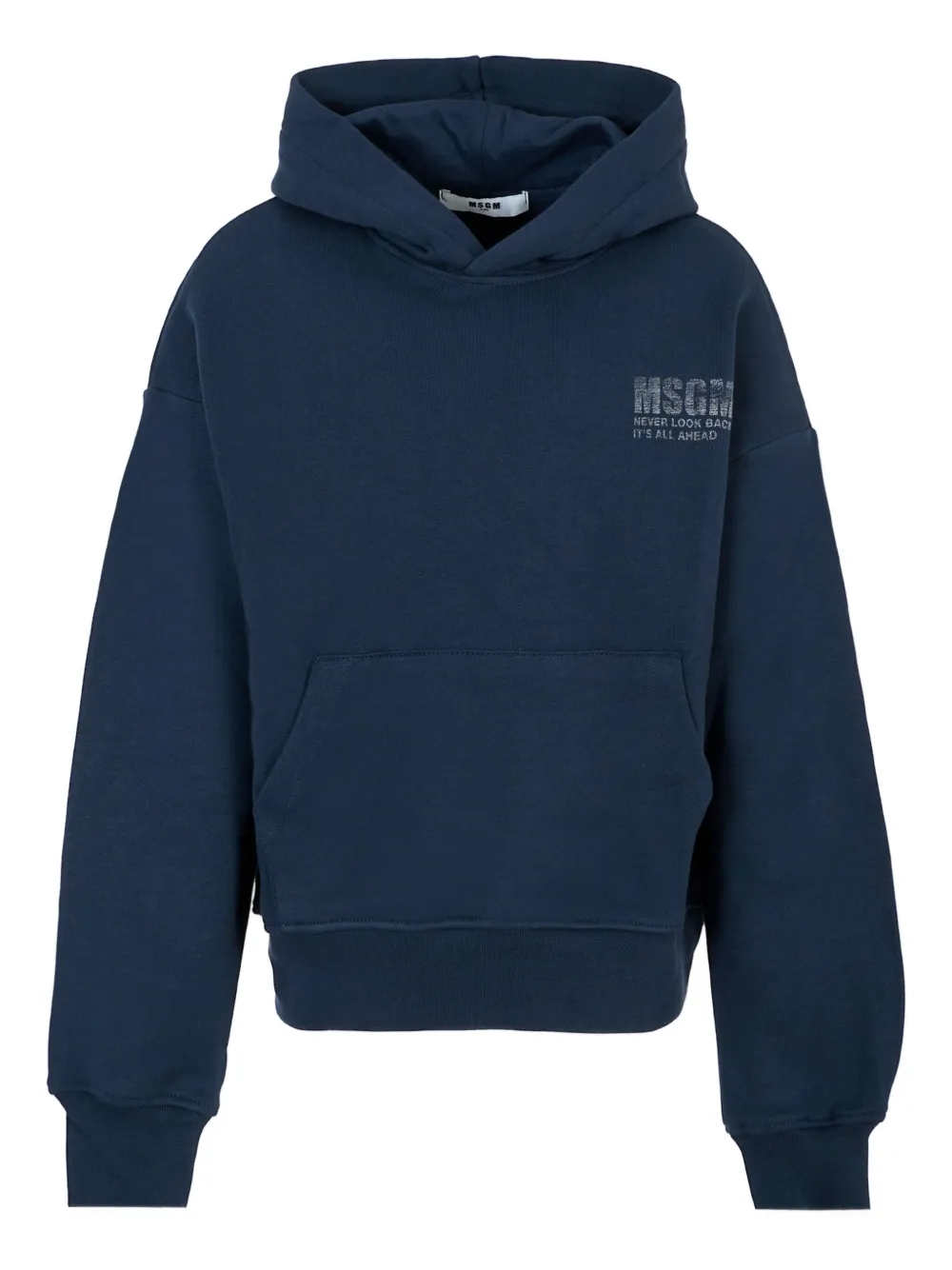 

Толстовка с логотипом MSGM Kids, синий