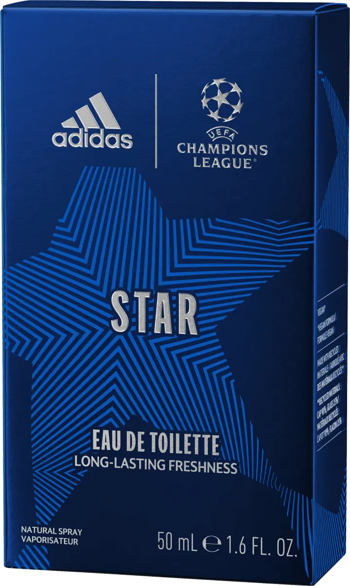 Туалетная вода УЕФА СТАР 50 мл adidas — фото 2