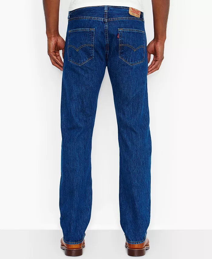 Мужские джинсы 501 Original Fit больших размеров Levi's, синий — фото 2