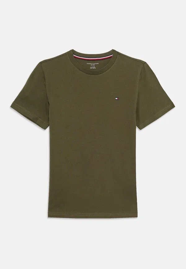 Футболка Tommy Hilfiger 2P cn tee ss undershirt, армейский зеленый/мятно-серый — фото 3