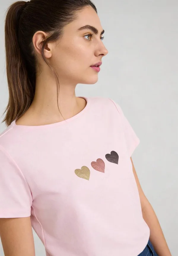 

Футболка с принтом süsses herzchenkurzarm More & More, Sorbet Rose, Розовый, Футболка с принтом süsses herzchenkurzarm More & More, Sorbet Rose