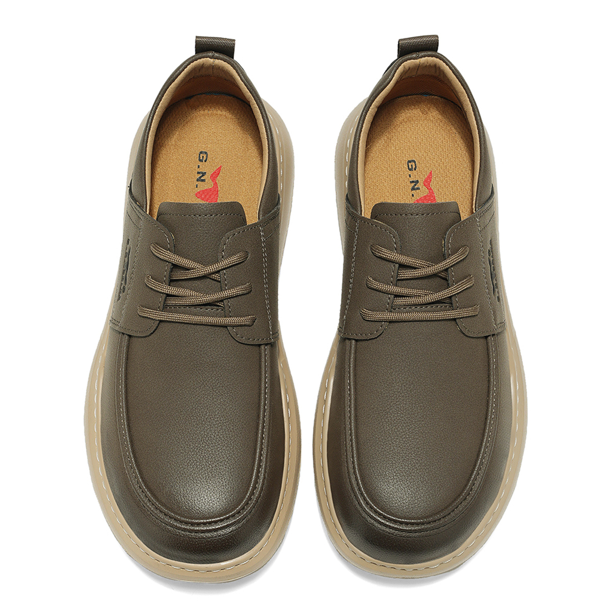 G.N.SHIJIA Мужские повседневные кроссовки Low Top серые, цвет Gray — фото 4