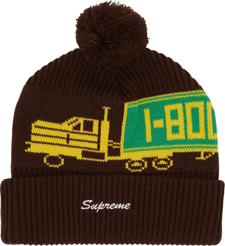 

Шапка Supreme 18 Wheeler 'Brown', коричневый