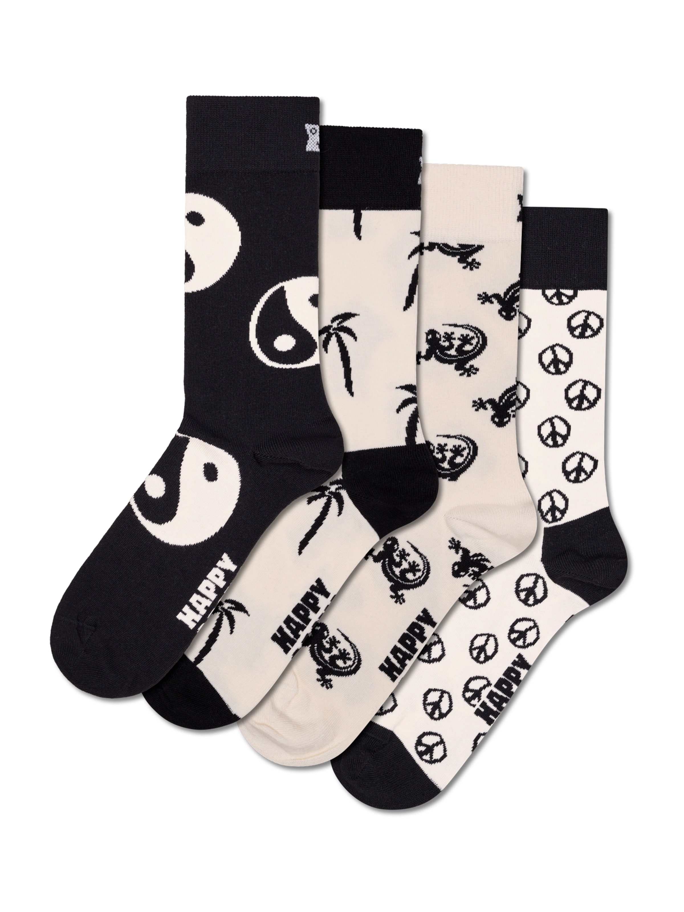 

Happy Носки в цветах беж, крем, черный