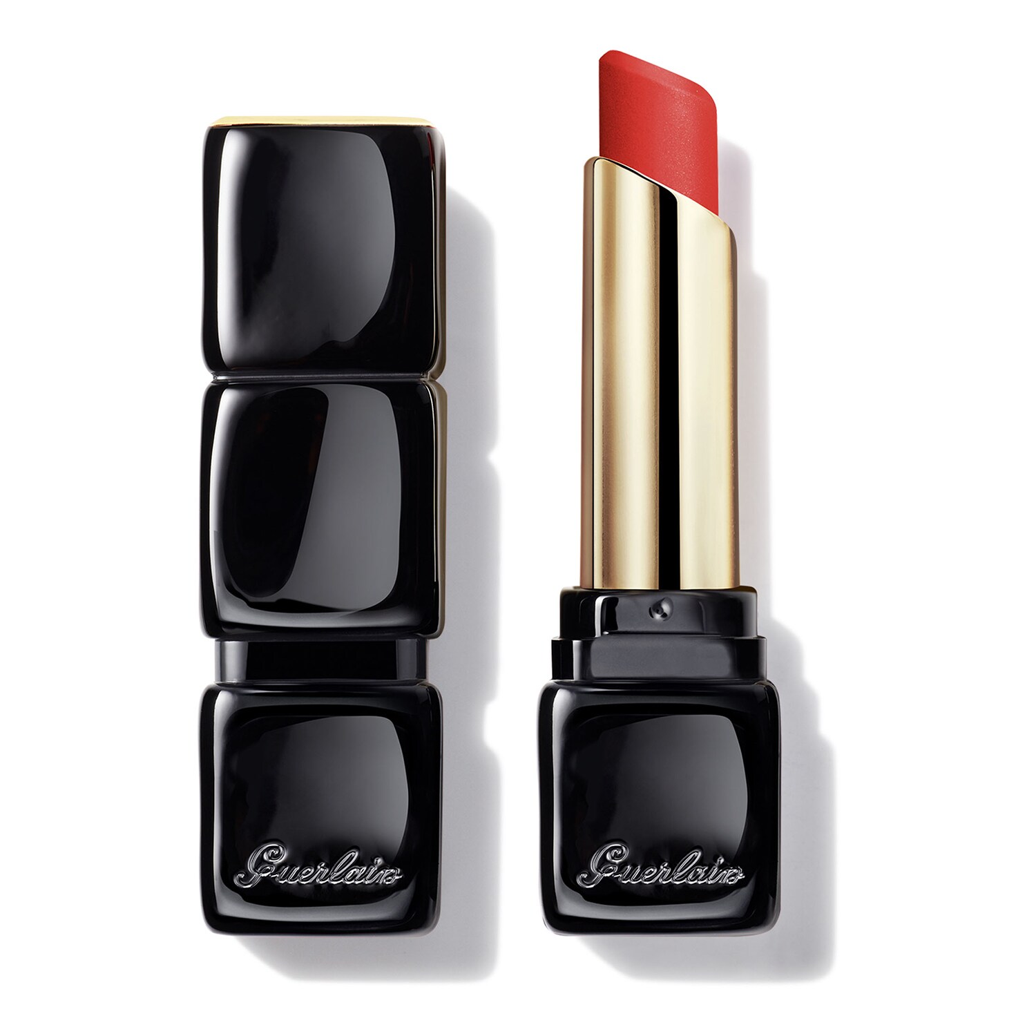 Матовая помада KissKiss Tender Matte Guerlain, 520 Sexy Coral (2,8 g)