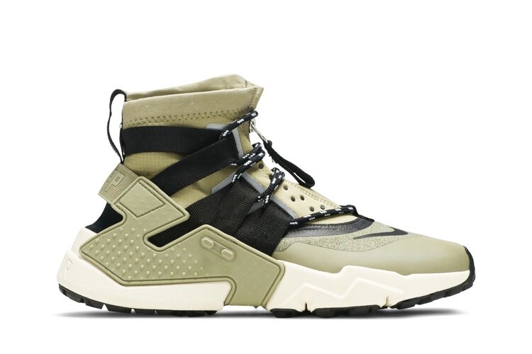 

Кроссовки Nike Air Huarache Gripp 'Olive', черный