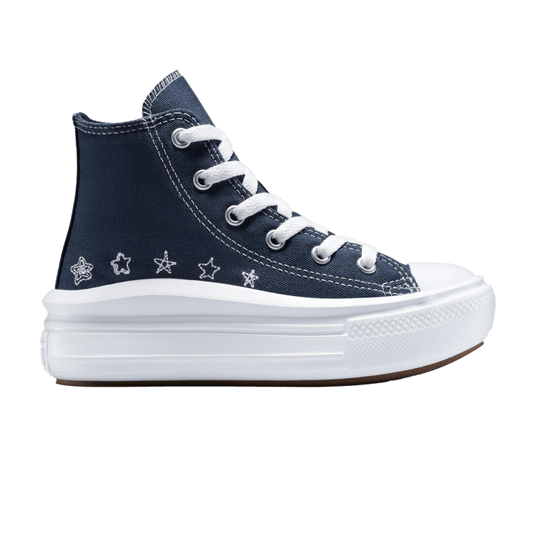 

Кроссовки Converse Chuck Taylor All Star Move Platform High PS 'Doodle Stars', синий