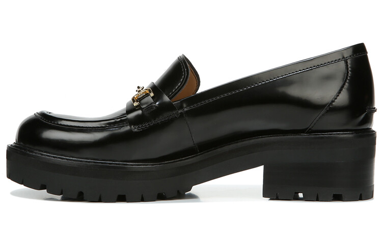 Туфли на платформе женские низкие черные Sam Edelman