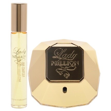 Paco Rabanne Lady Million For Women 2 Pc Gift Set 2.7Oz Edp Spray 0.68Oz Edp Travel Spray — фото 2