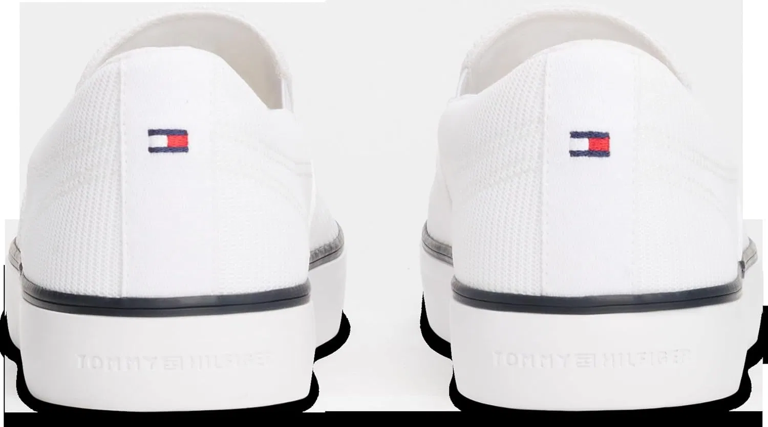 Мужские низкие кроссовки Tommy Hilfiger Th Hi Vulc Core II Slipon Fm0fm05514, White — фото 3