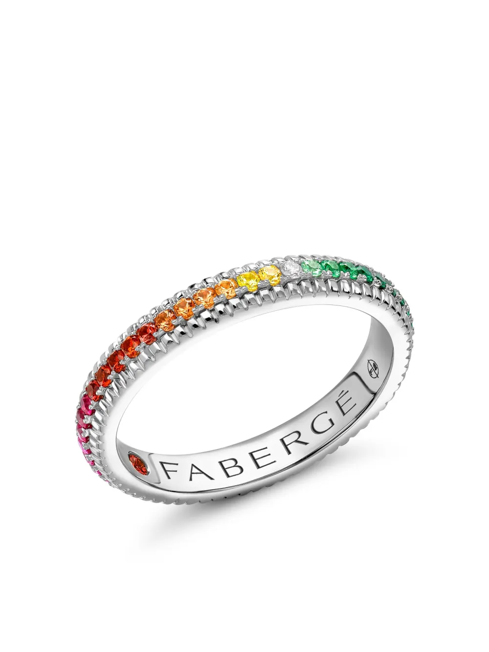 

Кольцо Colour Of Love из белого золота с камнями FABERGÉ, серебяный