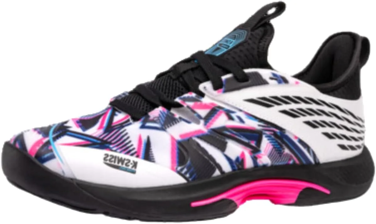Мужские кроссовки для падела K-Swiss Speedtrac, белый/черный/розовый