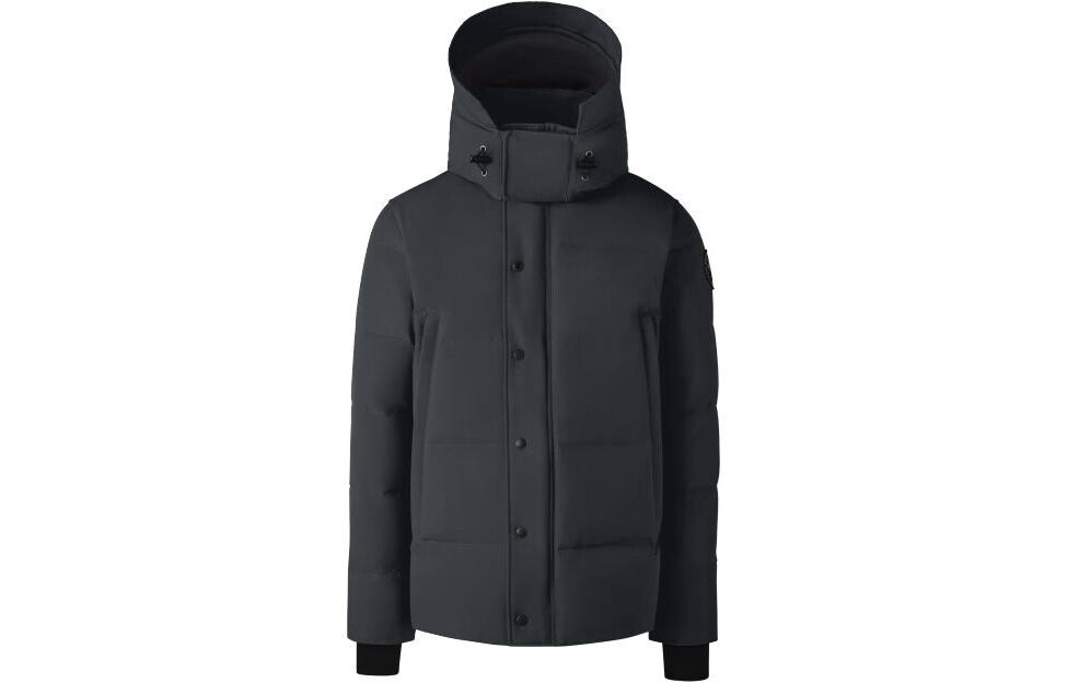 

Пуховик мужской угольно-черный Canada Goose