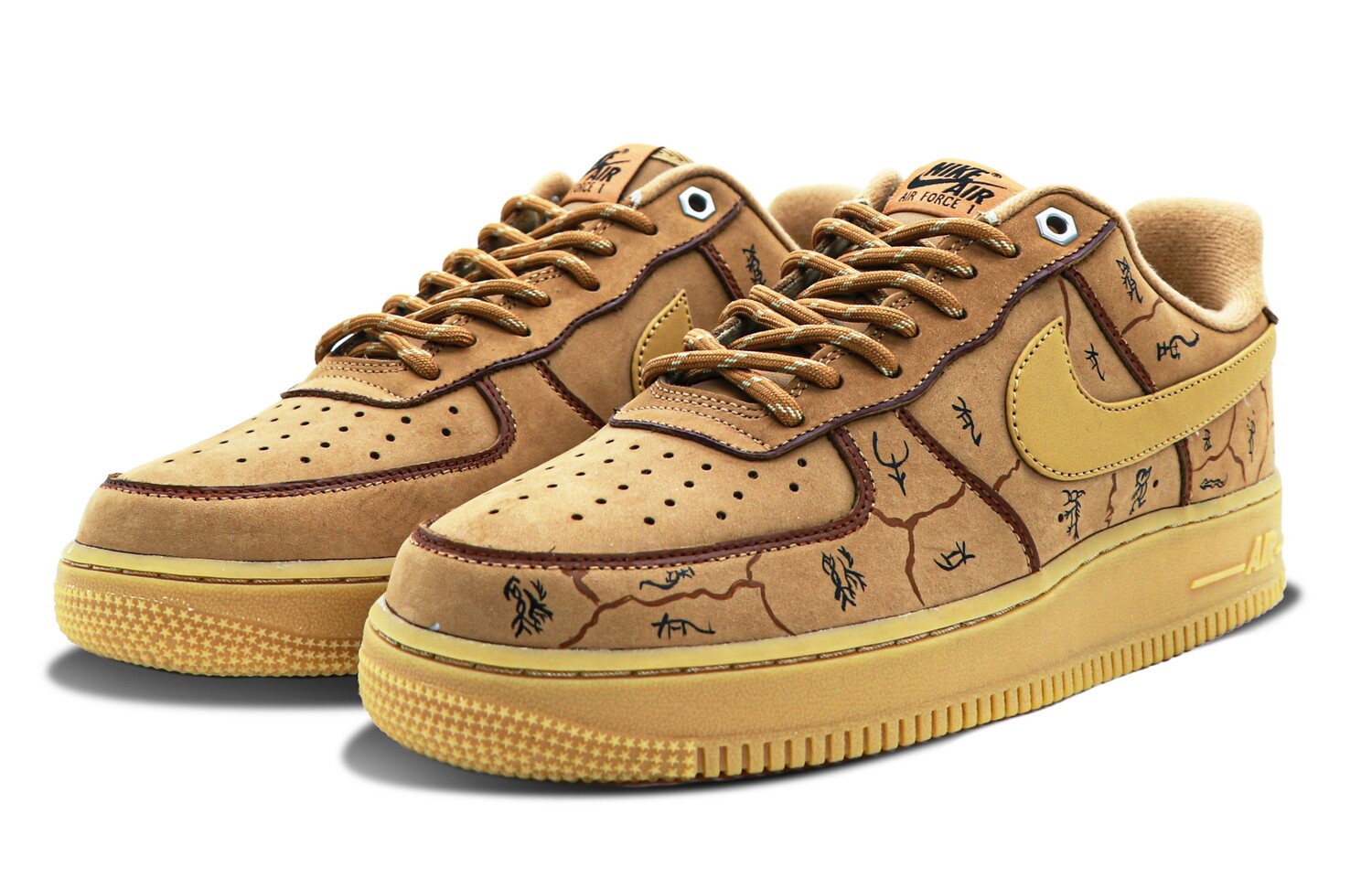 

Обувь для скейтбординга Nike Air Force 1 унисекс, Wheat