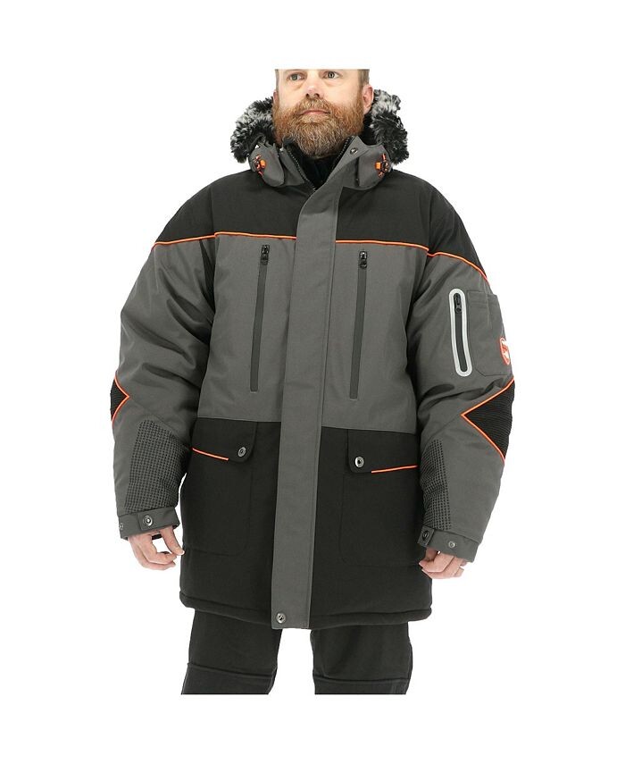 

Утепленная парка PolarForce со съемным капюшоном RefrigiWear, черный