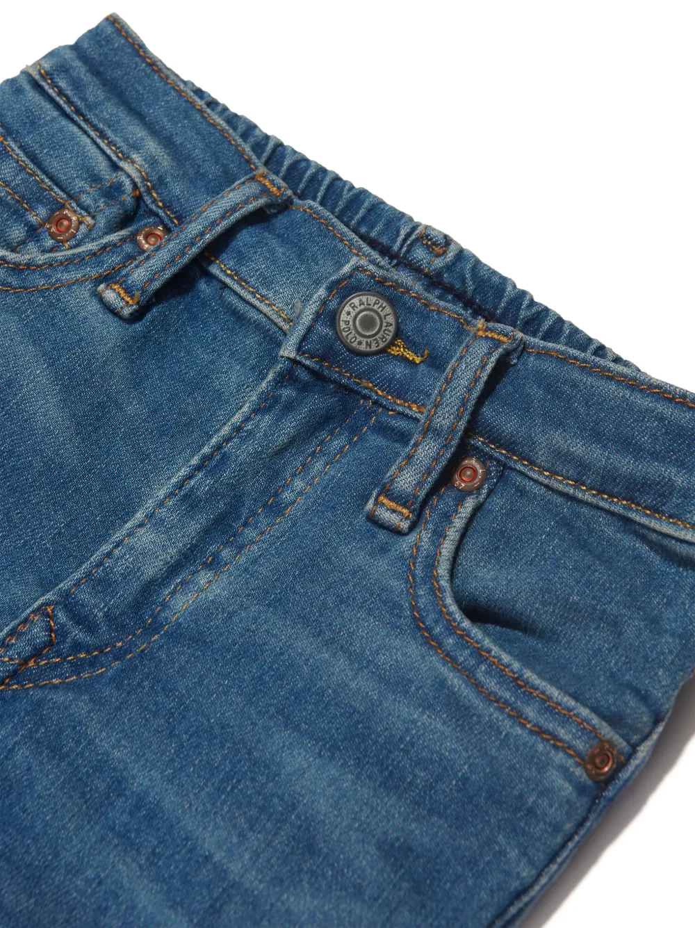Узкие джинсы Sullivan POLO RALPH LAUREN KIDS, синий — фото 3