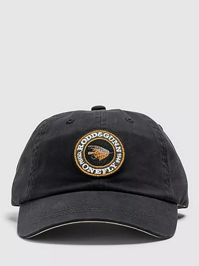 

Бейсболка Rodd & Gunn One Fly Cotton, цвет onyx