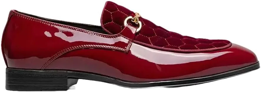 Мужские лоферы Stacy Adams Sprague Moc Toe Slip on Loafer, бордовый — фото 3