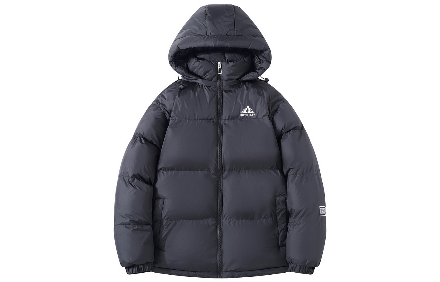 

Стеганая куртка унисекс BOTH PLAY, Черное обновление(2318)