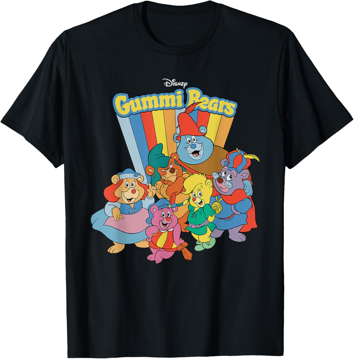 

Ретро-футболка Disney Gummy Bear Adventures, черная
