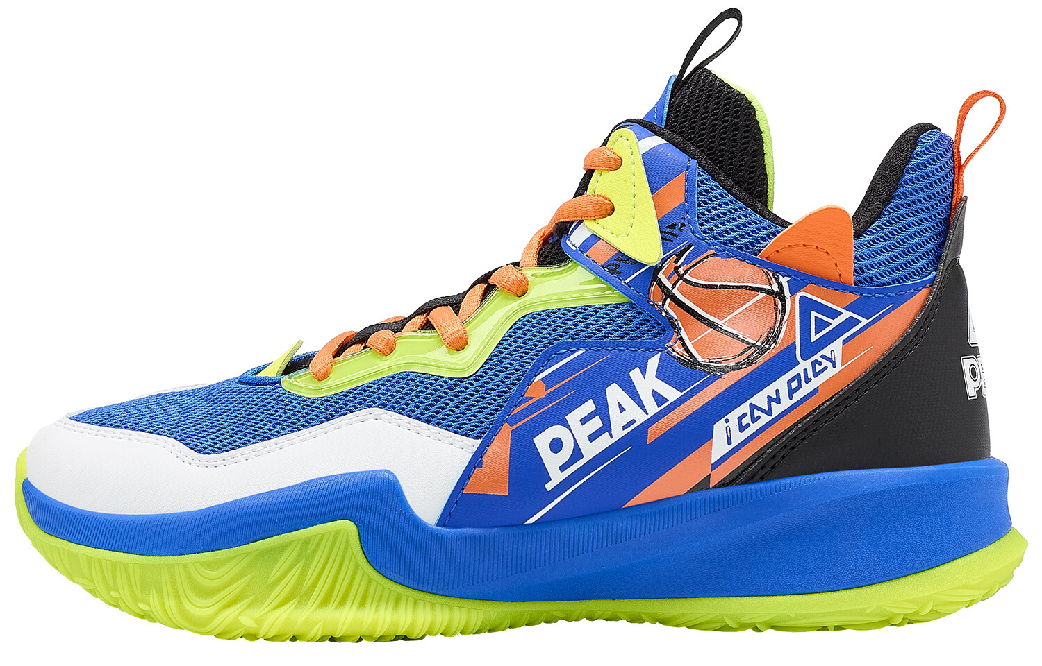 

Детские баскетбольные кроссовки GS Mid-top Royal Peak, цвет Royal
