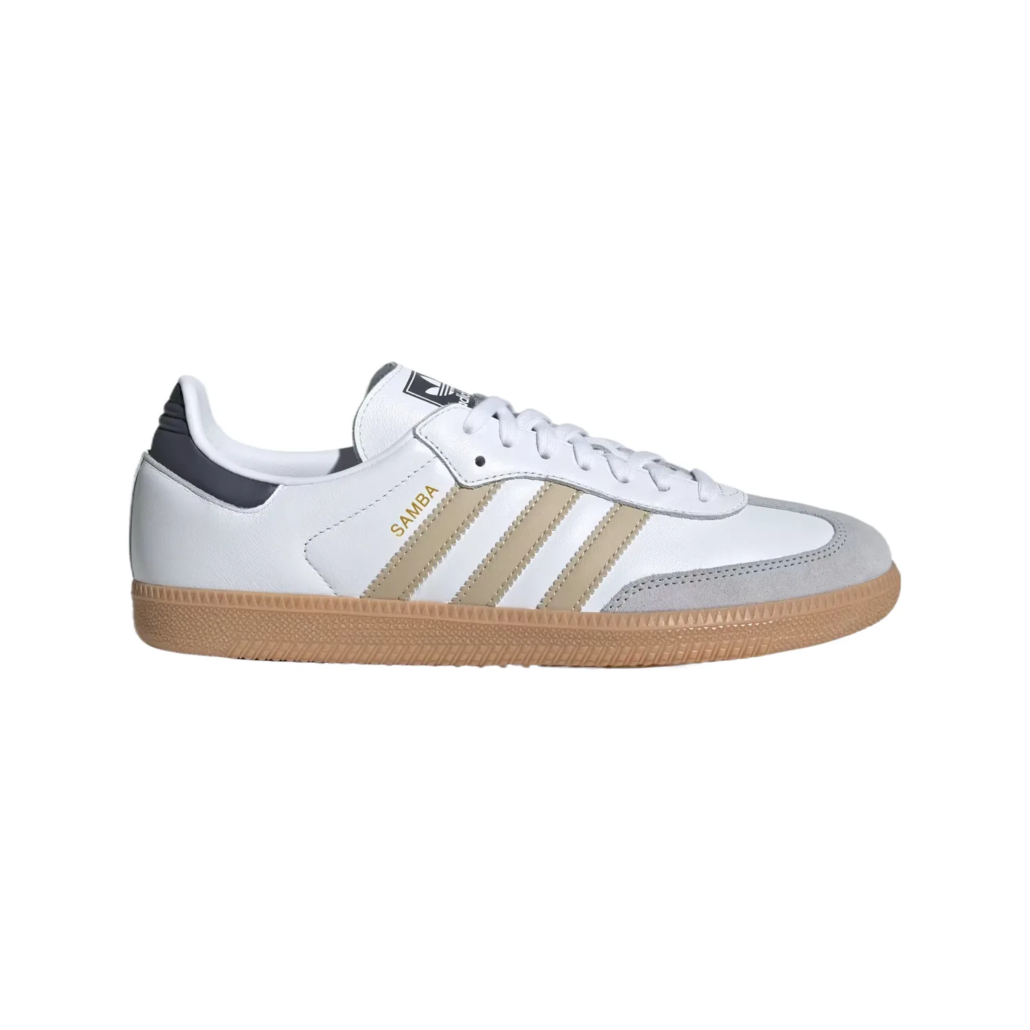 Кроссовки SAMBA OG Low top German Army Adidas Originals, Cloud White/Stone Khaki/Glue Color — фото 3