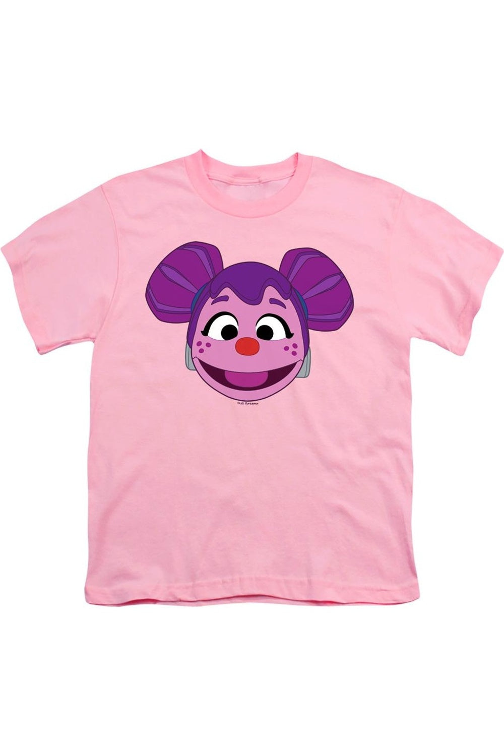 

Футболка с коротким рукавом "Меха Эбби" из "Улицы Сезам" для детей Gildan, розовый