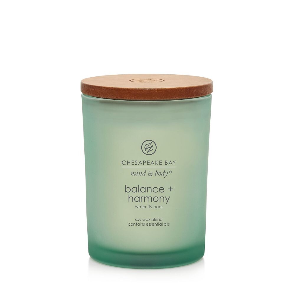 

Свеча Chesapeake Bay Balance + Harmony Water Lily Pear с одним фитилем в банке Chesapeake Bay Candle, цвет Light Green