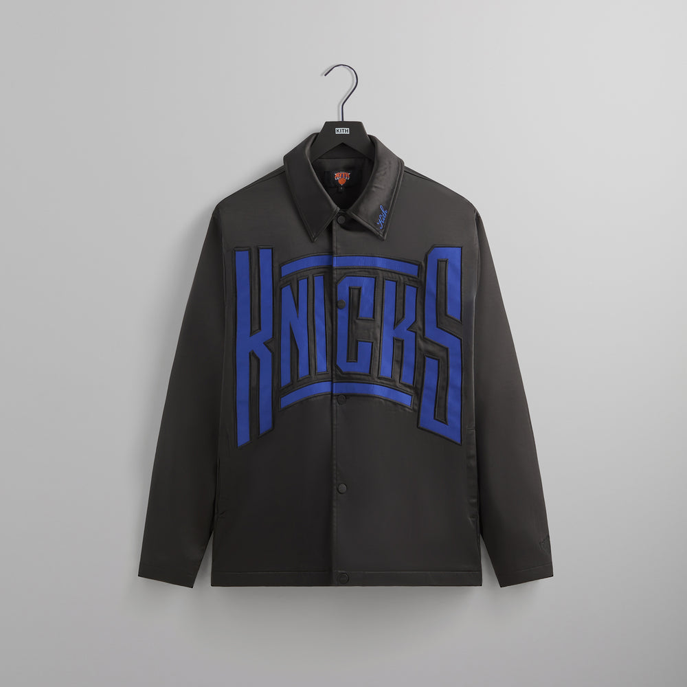 

Куртка Kith for the New York Knicks Snap Front Coaches Jacket, черный