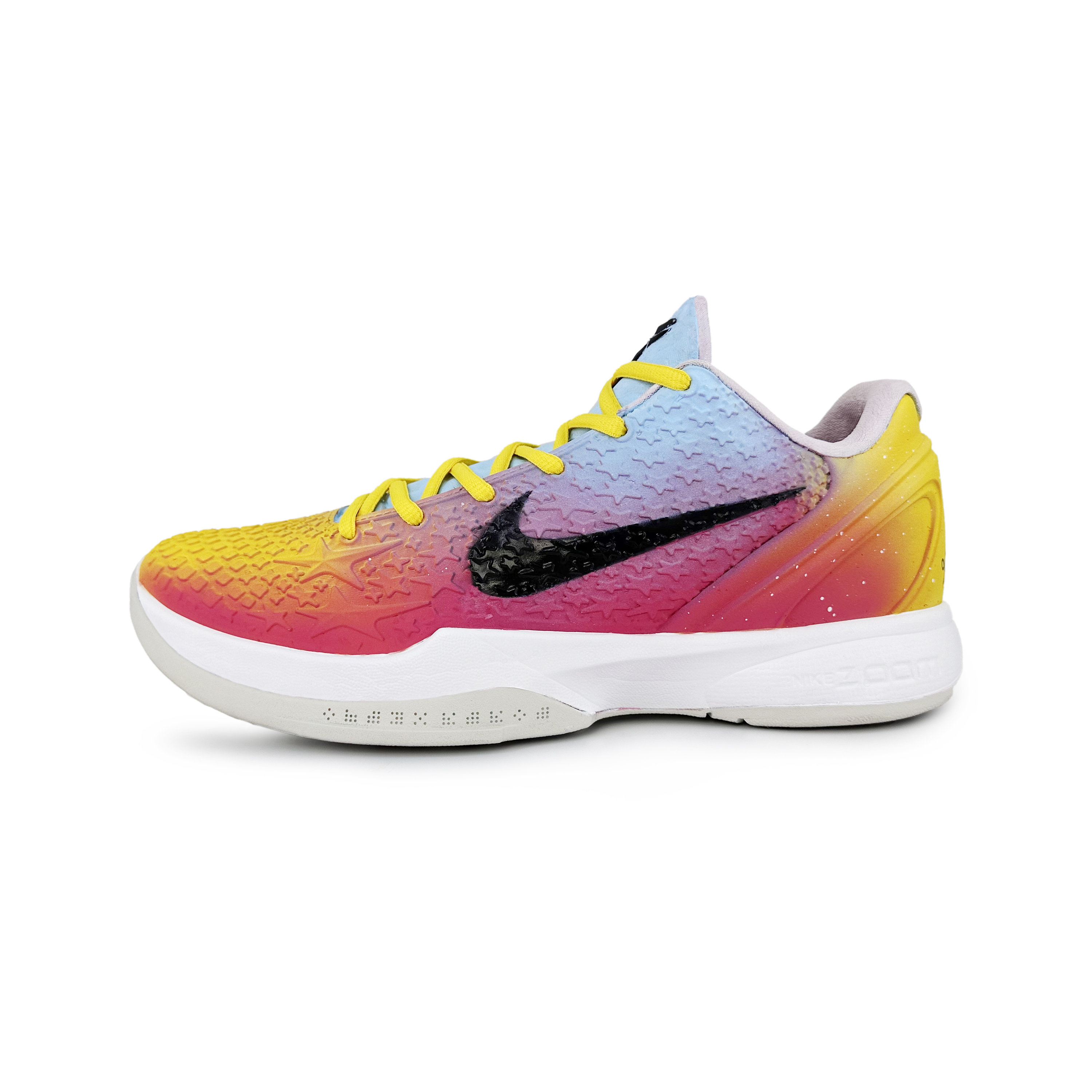 

Nike Баскетбольные кроссовки Zoom Kobe 6 мужские низкие красные/желтые/синие