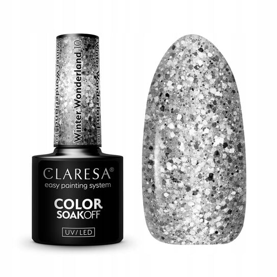 

Гибридные блестки Silver, Winter Wonderland 10, 5г Claresa