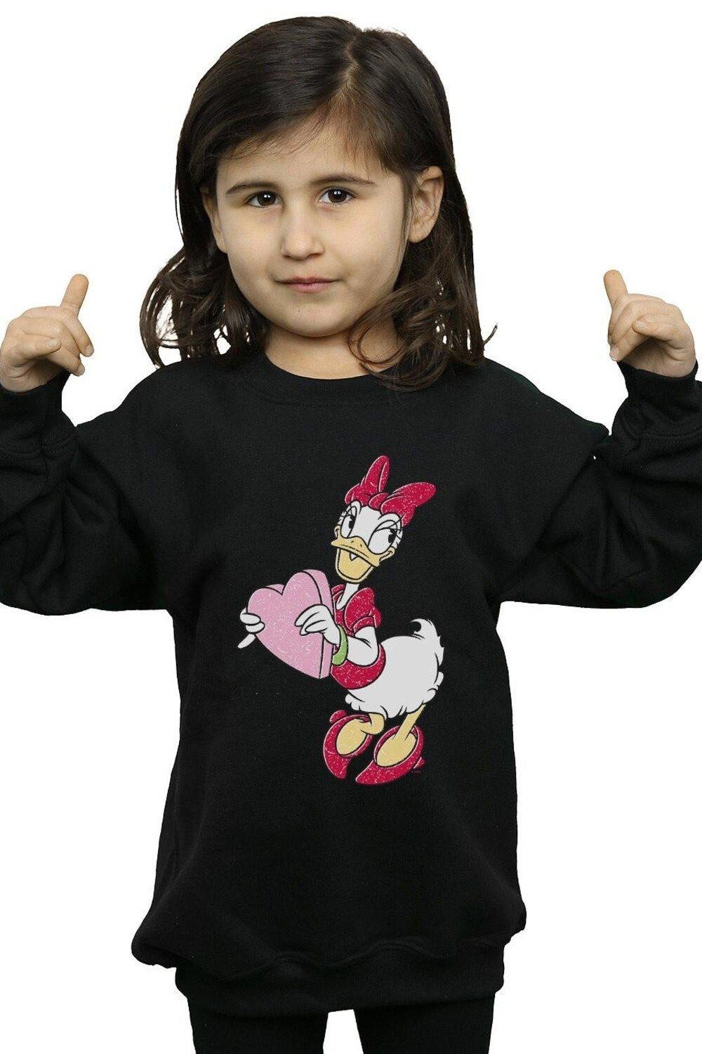 

Толстовка Daisy Duck Love Heart Disney, черный