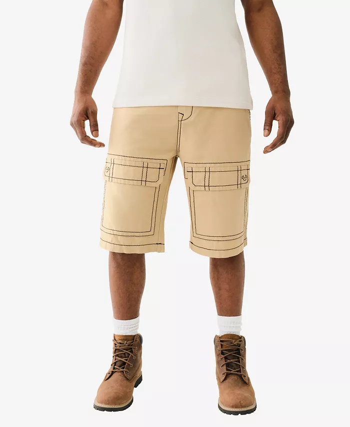 

Мужские шорты Vinny Big T Cargo True Religion, коричневый/бежевый