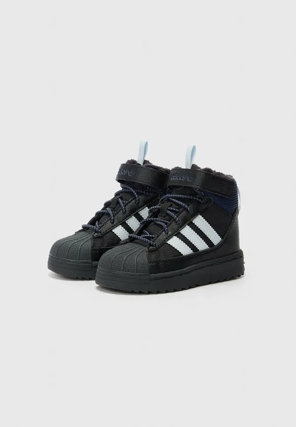 Зимние ботинки superstar trek унисекс Adidas Originals, Core Black/Halo Blue/Carbon — фото 2